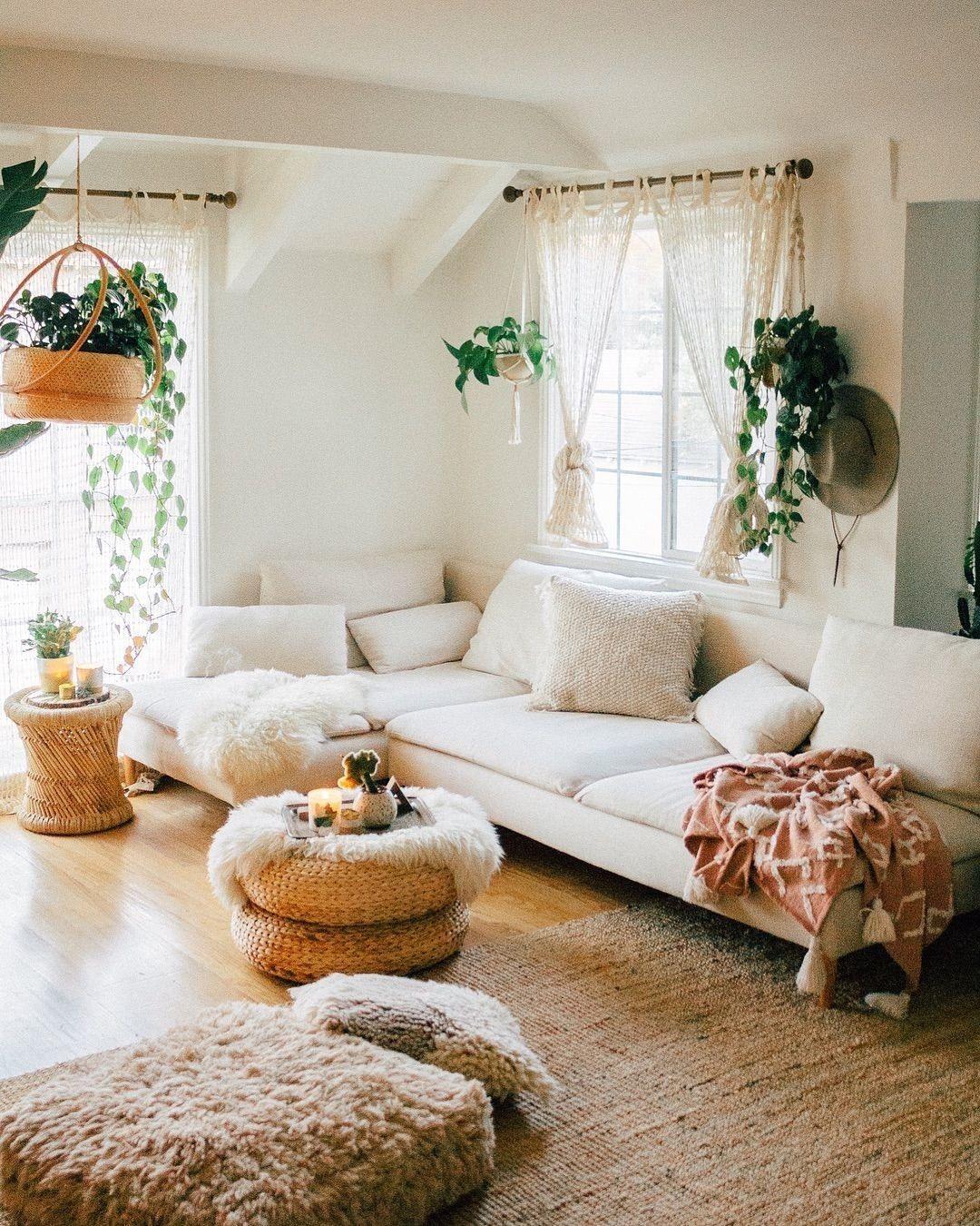 Boho Living Room Aesthetic Gallery