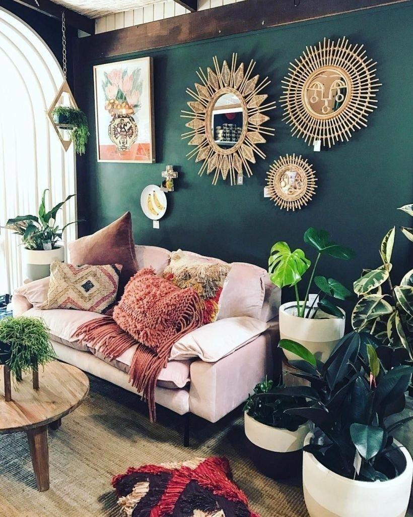 Boho Living Room Aesthetic Garden