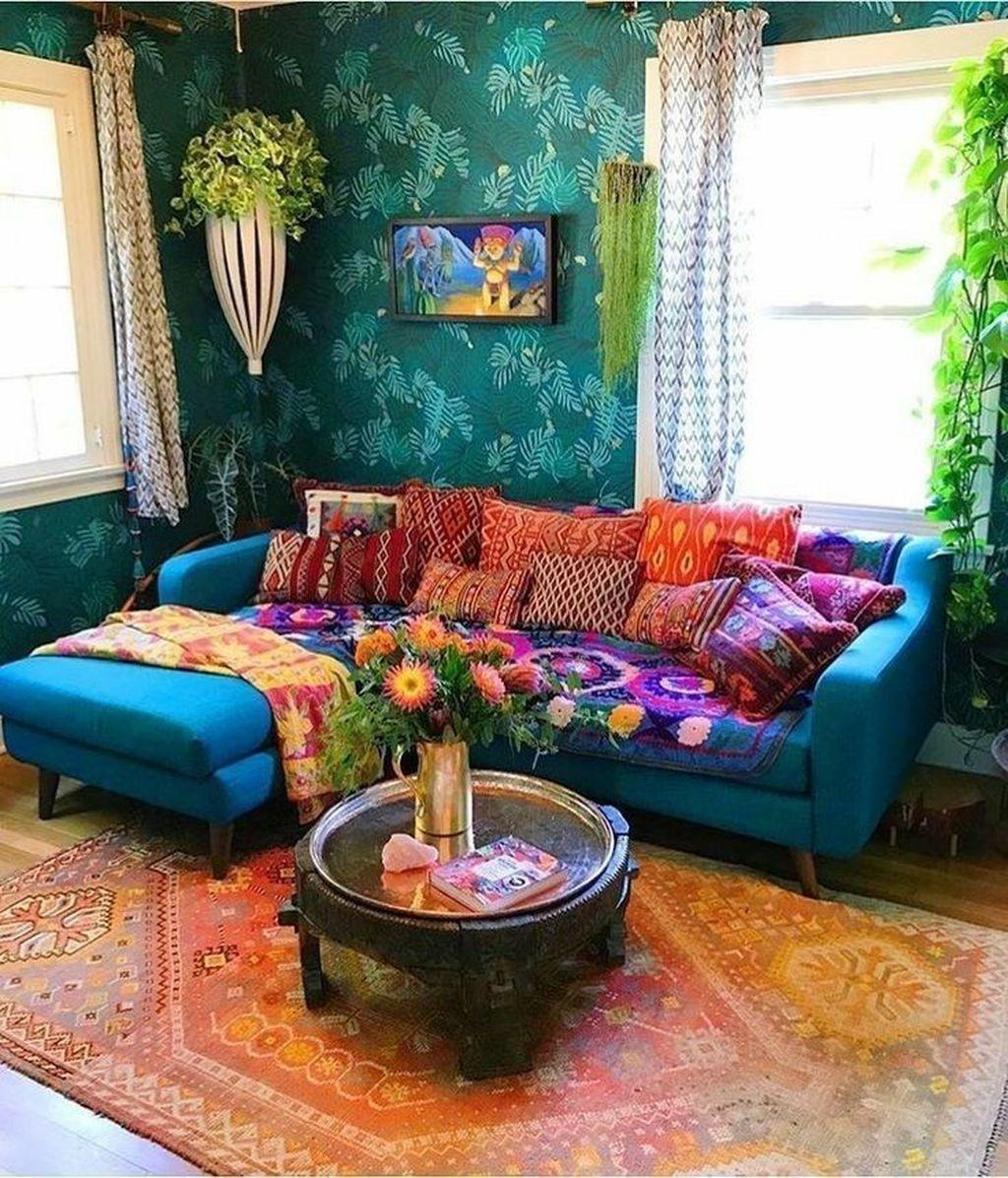 Boho Living Room Aesthetic Images