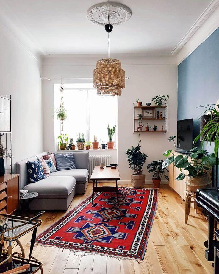 Boho Living Room Minimalist Area