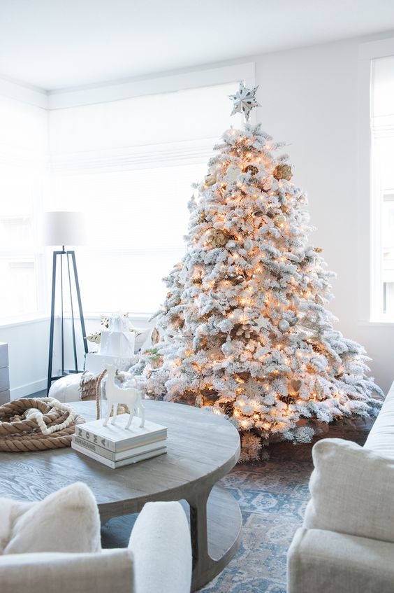 20 Beautiful Christmas White Tree Decorations to Try This Season