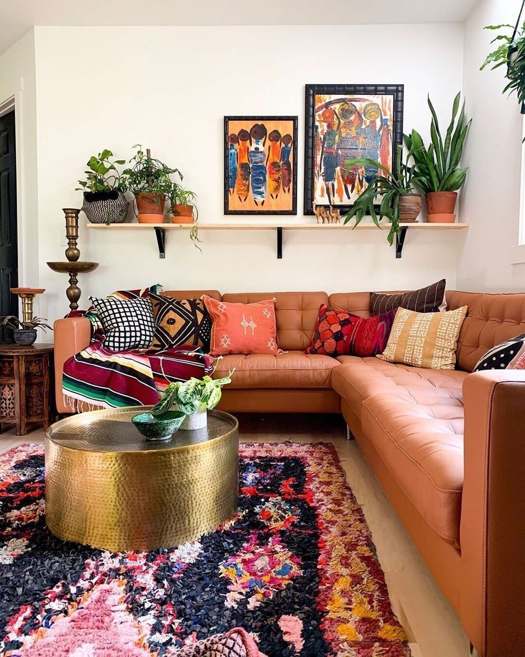 20 Boho Living Room Aesthetic Bench Ideas