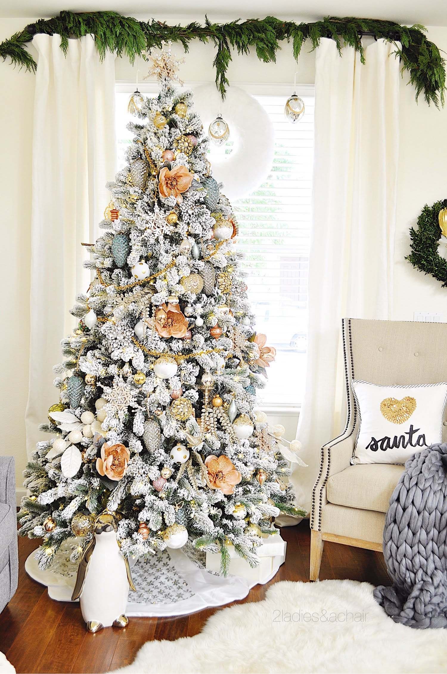 25 Beautiful Christmas White Tree Decorations to Try This Season