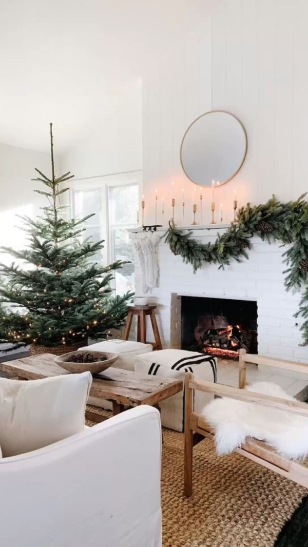 25 Christmas Living Room Design Theme Ideas