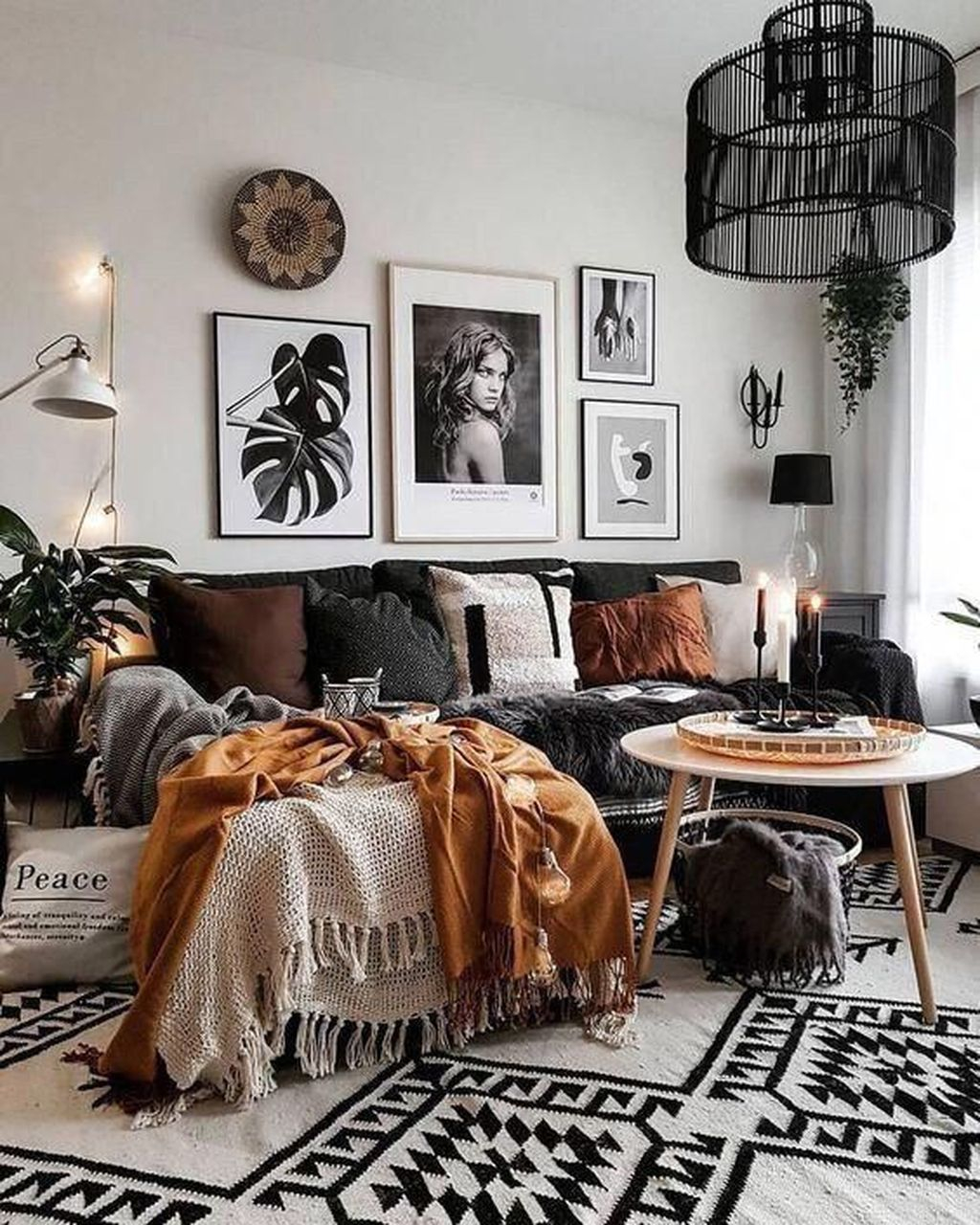 30 Boho Living Room Aesthetic Bench Ideas