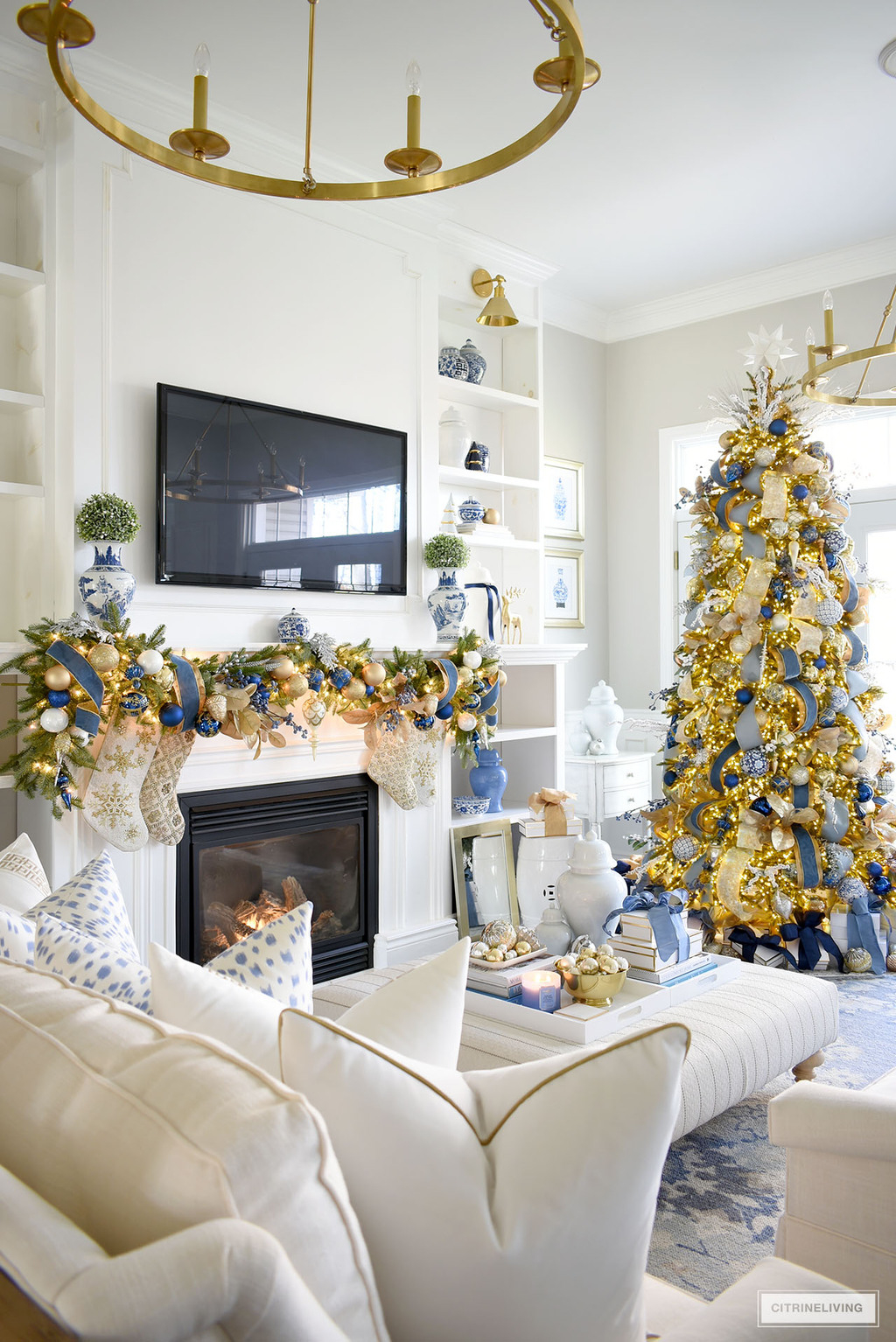 30 Christmas Decor Ideas for Living Room