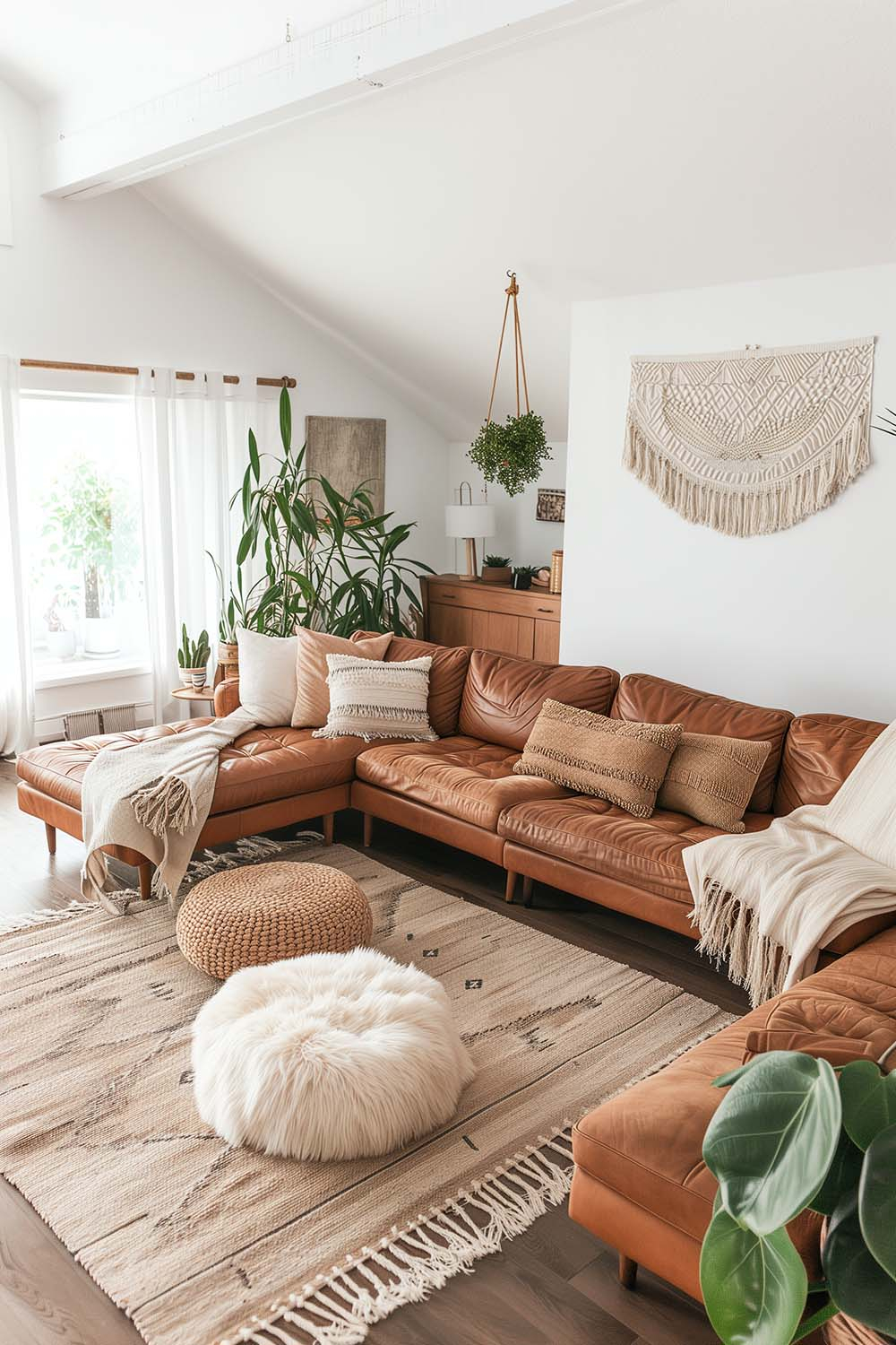 35 Boho Living Room Aesthetic Bench Ideas