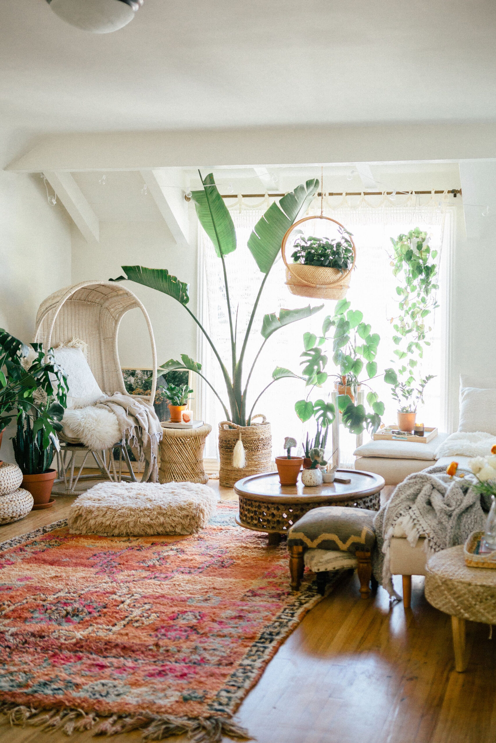 35 Boho Living Room Aesthetic Bench Ideas