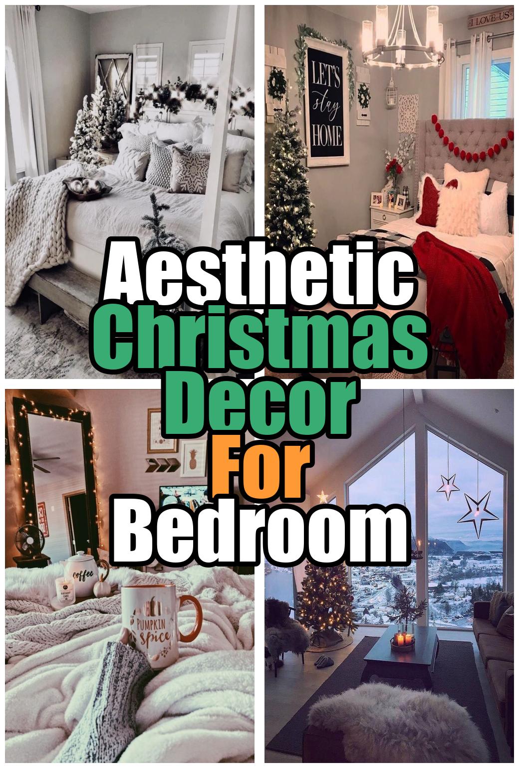 Aesthetic Christmas Decor For Bedroom