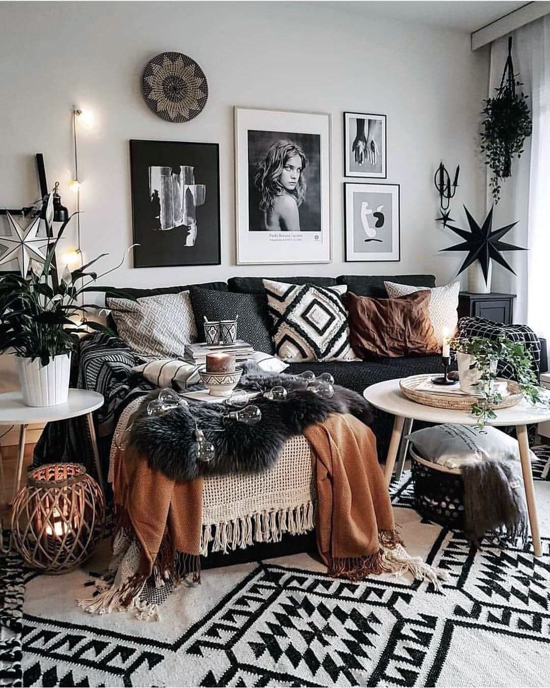 Boho Living Room Aesthetic Kit Ideas