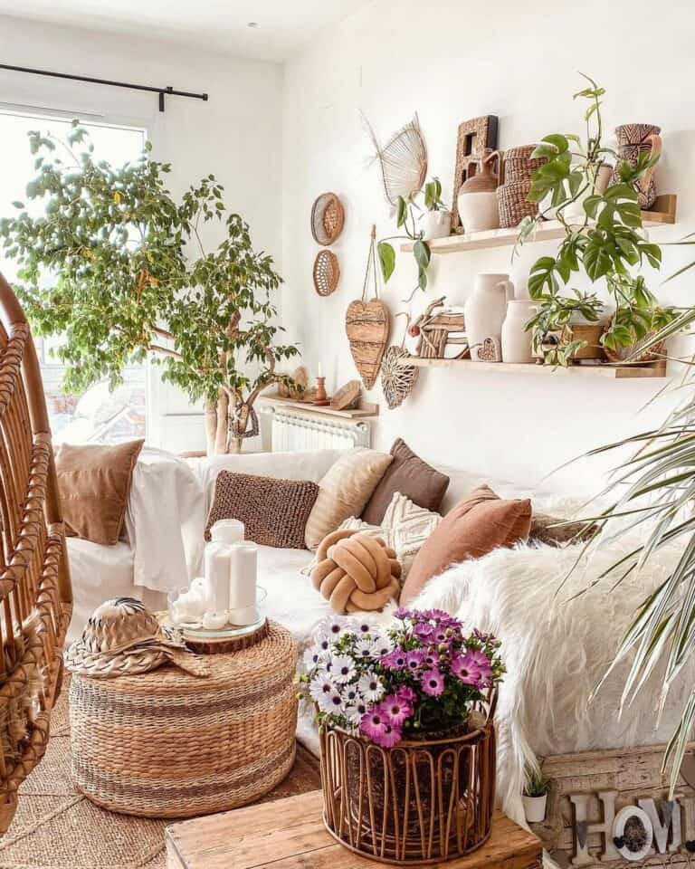 Boho Living Room Aesthetic Kit Ideas