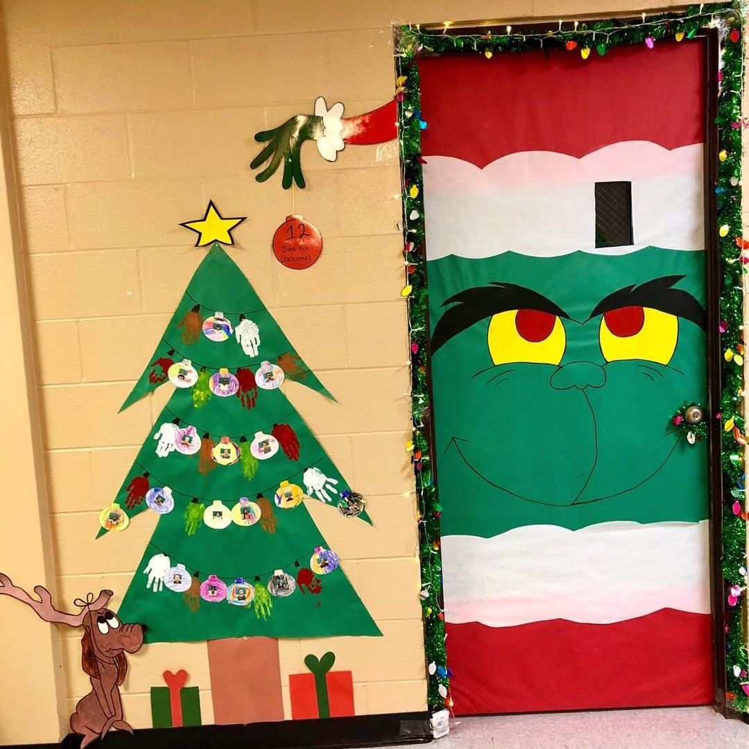 Christmas Door Decorations To Welcome The Holidays