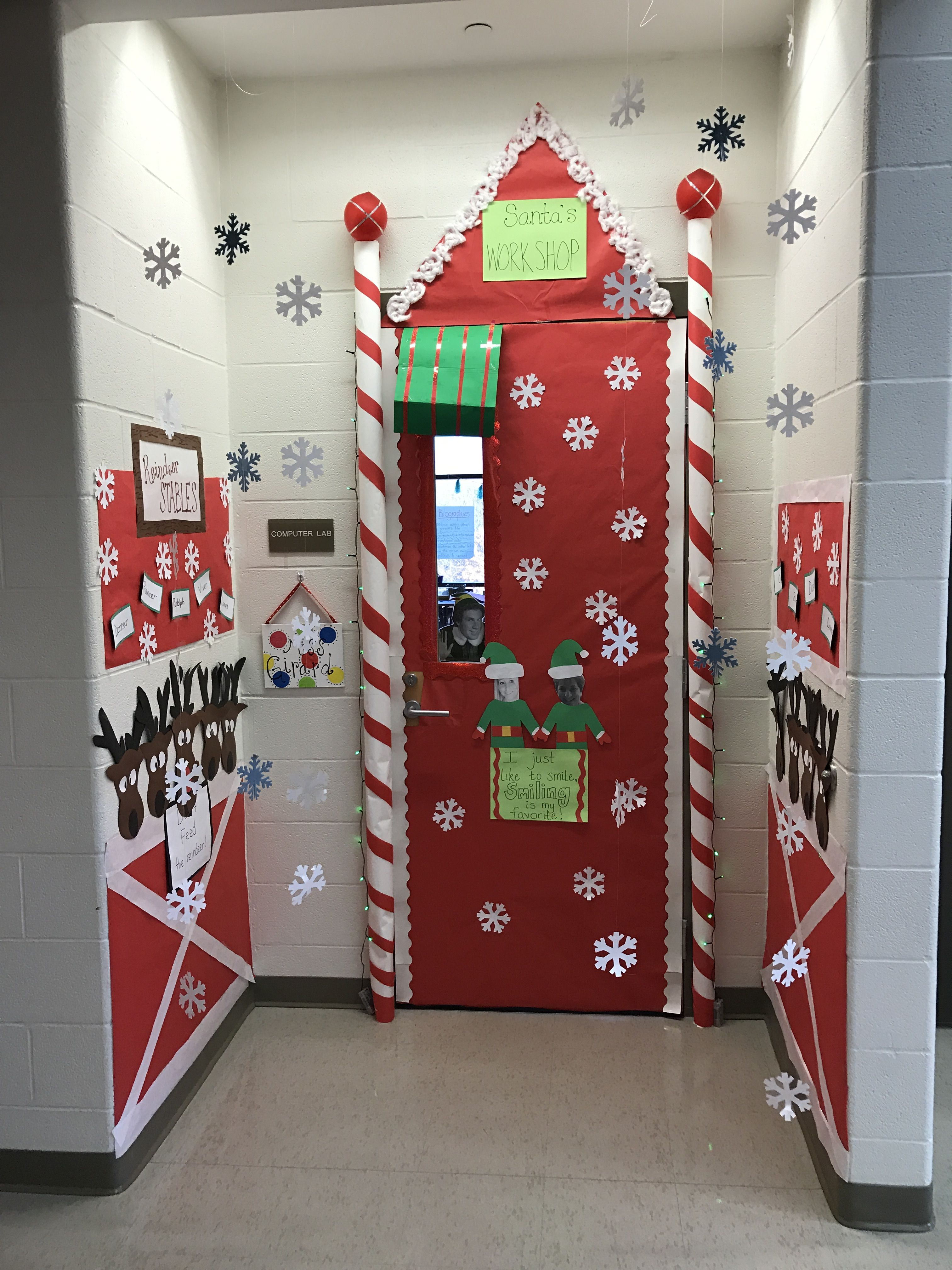 Christmas Door Decorations To Welcome The Holidays