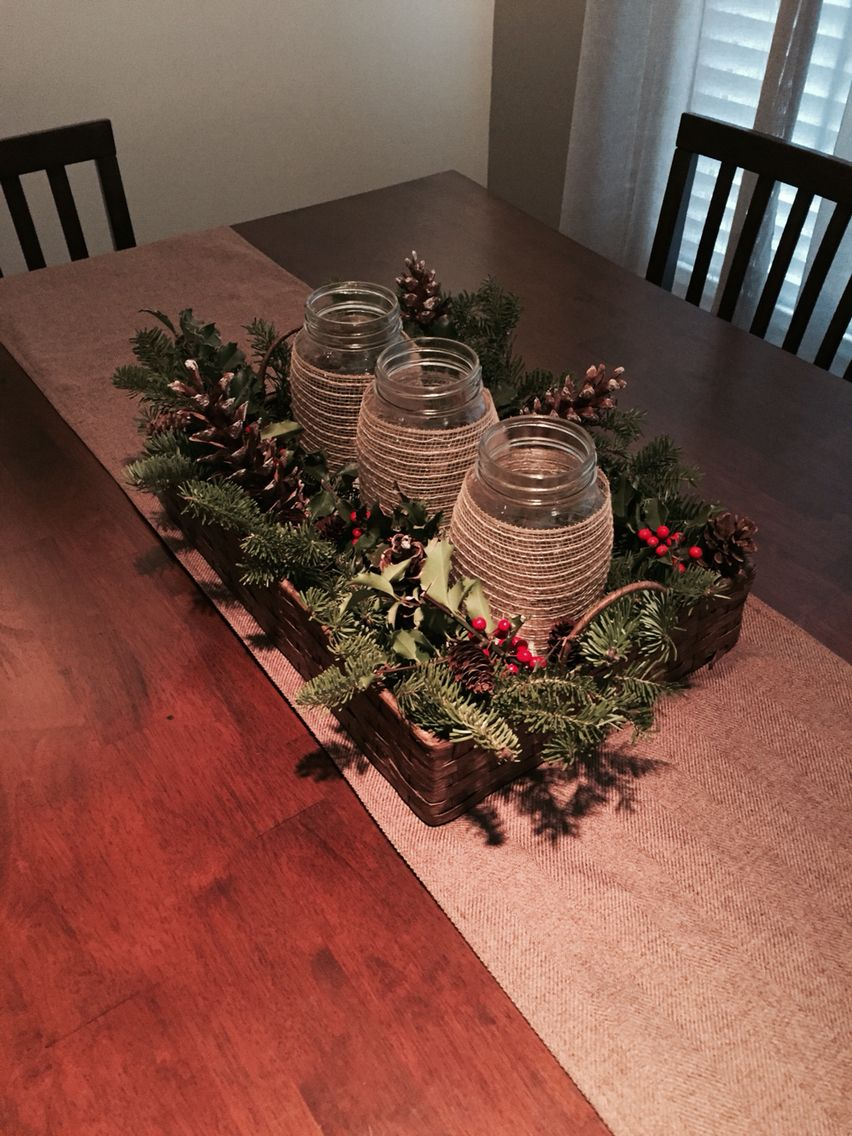 20 Chic Diy Rustic Christmas Table Decorations