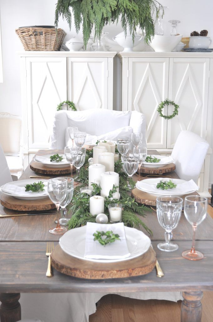 21 Chic Diy Rustic Christmas Table Decorations