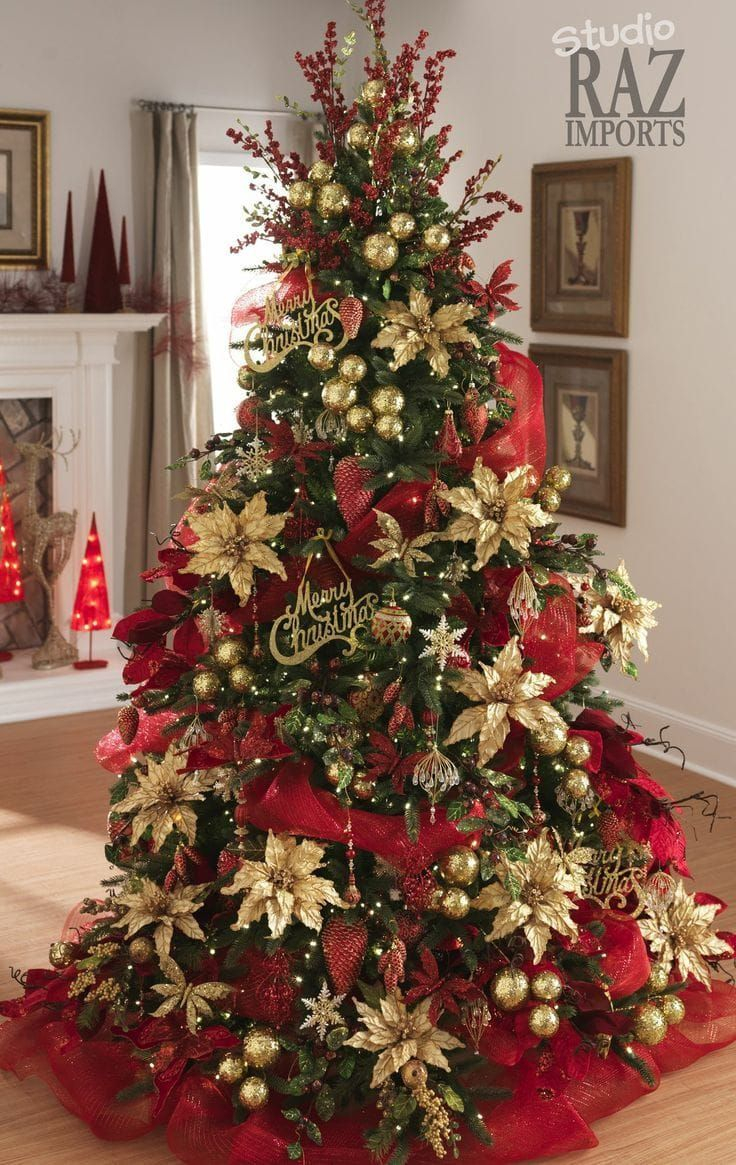 21 Red Christmas Tree Ideas: Make a Bold Holiday Statement