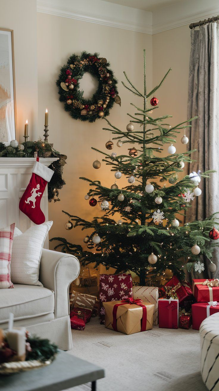 21 Unique Christmas Decor Ideas For Your Living Room