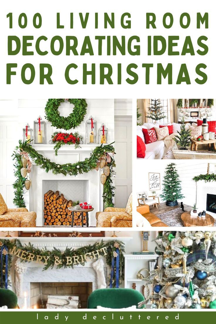 22 Simple Christmas Decorations for the Living Room