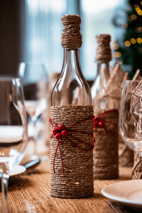 25 Chic Diy Rustic Christmas Table Decorations