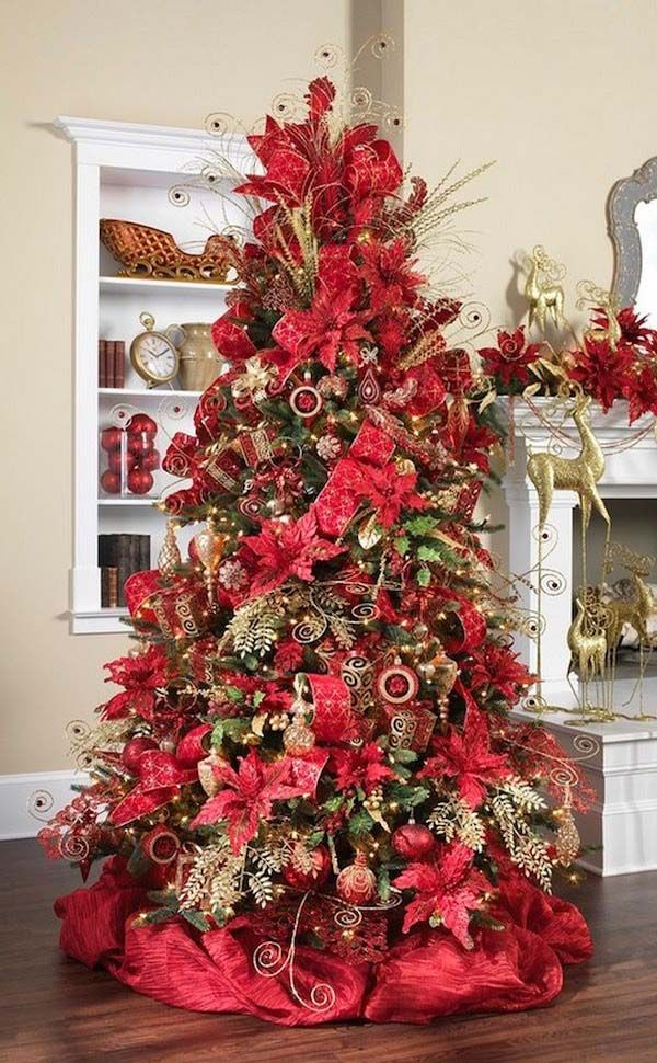 25 Red Christmas Tree Ideas: Make a Bold Holiday Statement