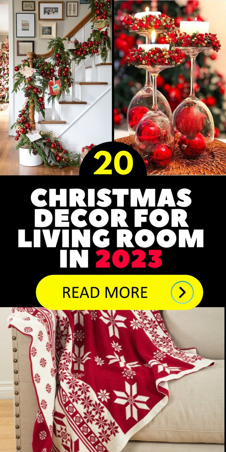 25 Simple Christmas Decorations for the Living Room