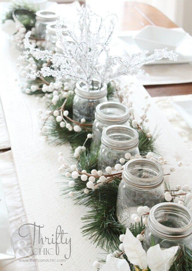 26 Chic Diy Rustic Christmas Table Decorations