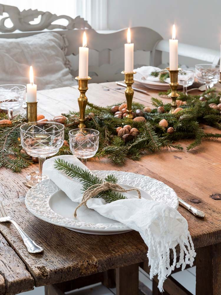 31 Chic Diy Rustic Christmas Table Decorations