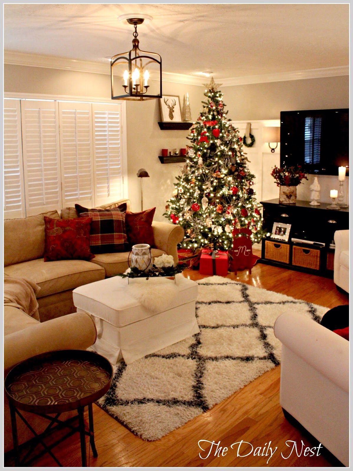 35 Christmas Decorations Living Room