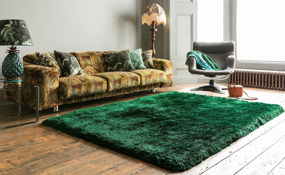 Boho Mid Century Modern Living Room Area Rugs