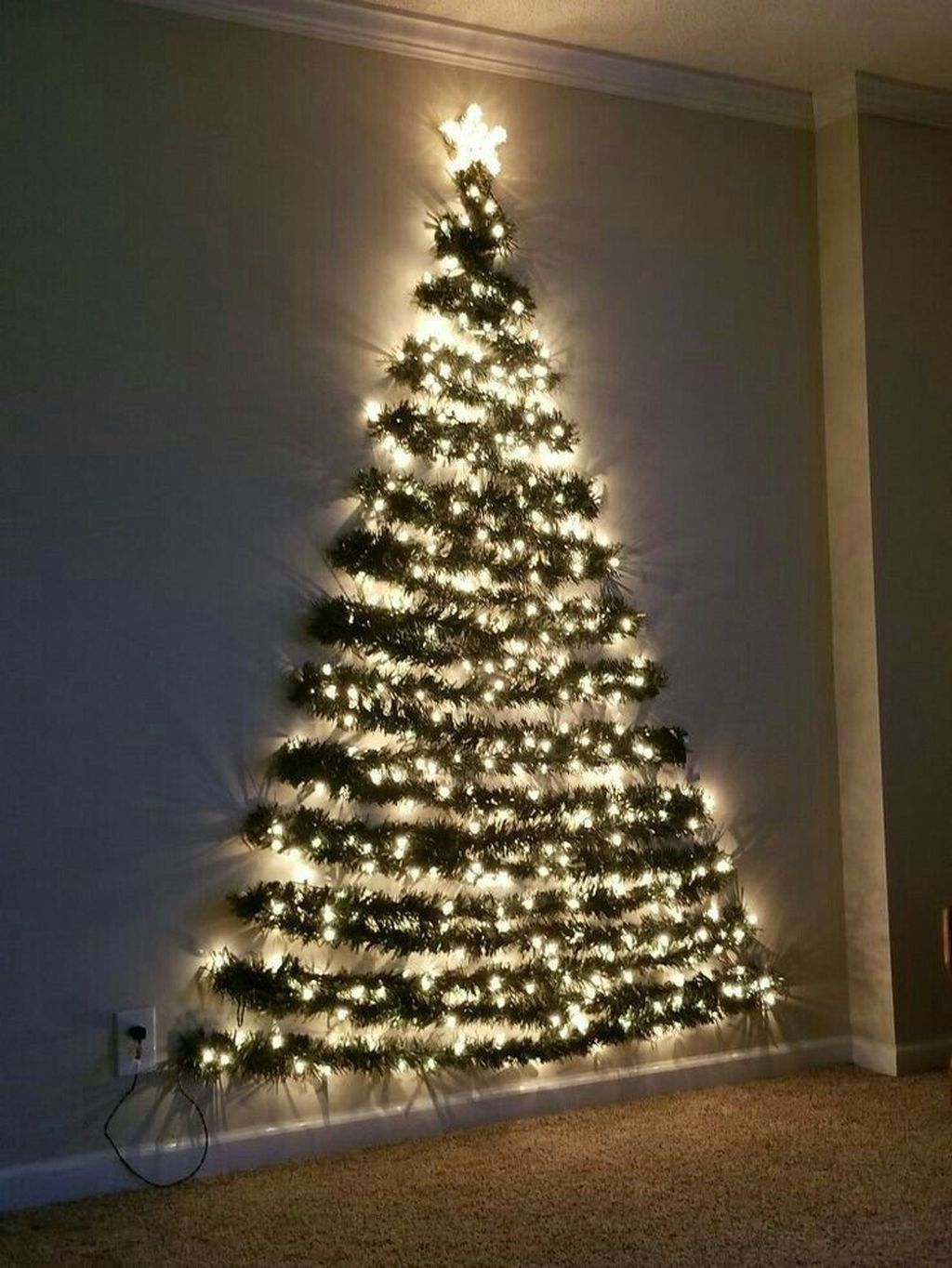 Christmas Tree On Wall