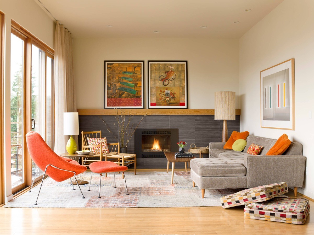 20 Cozy Mid Century Modern Living Room