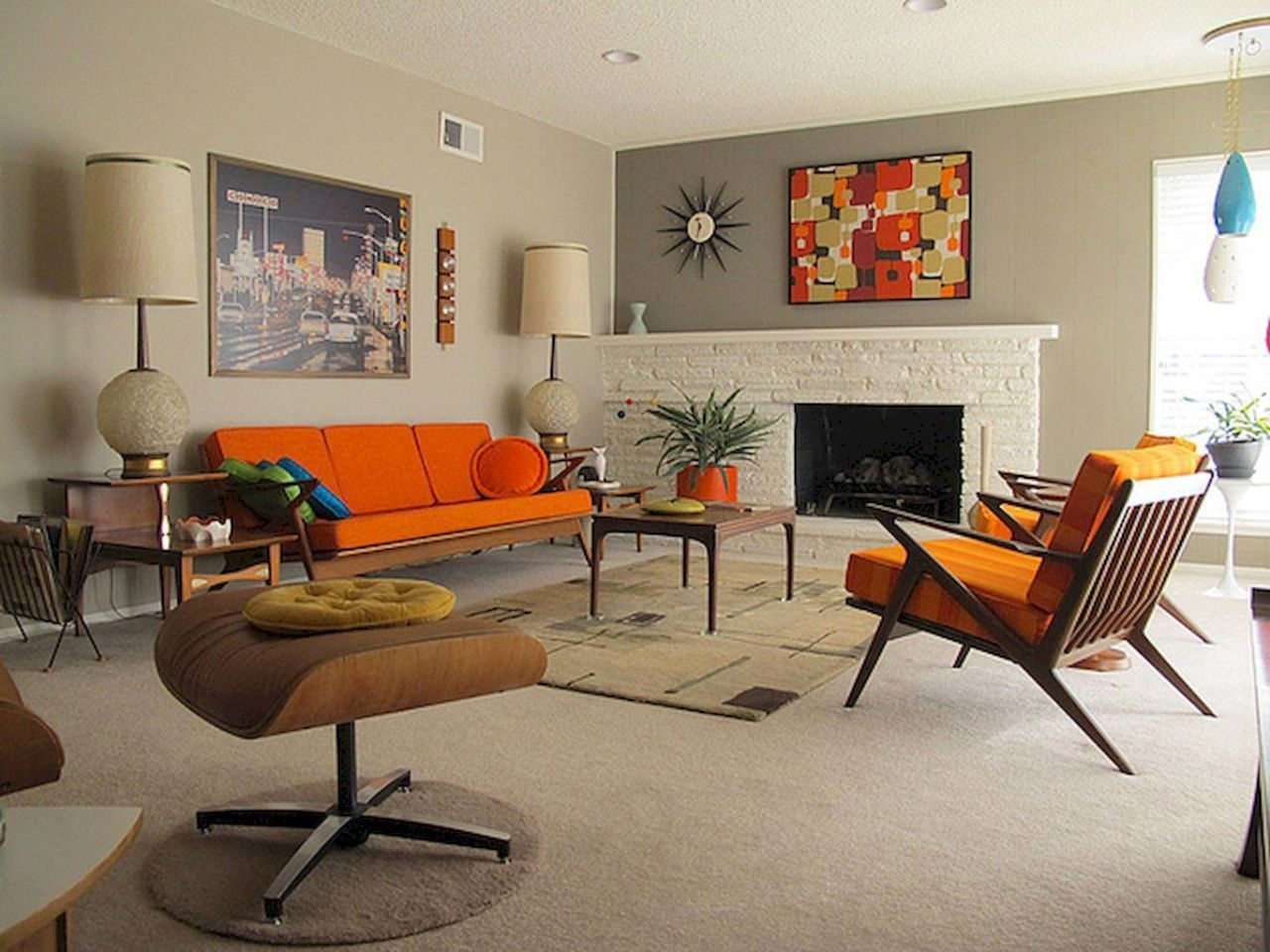 20 Cozy Mid Century Modern Living Room