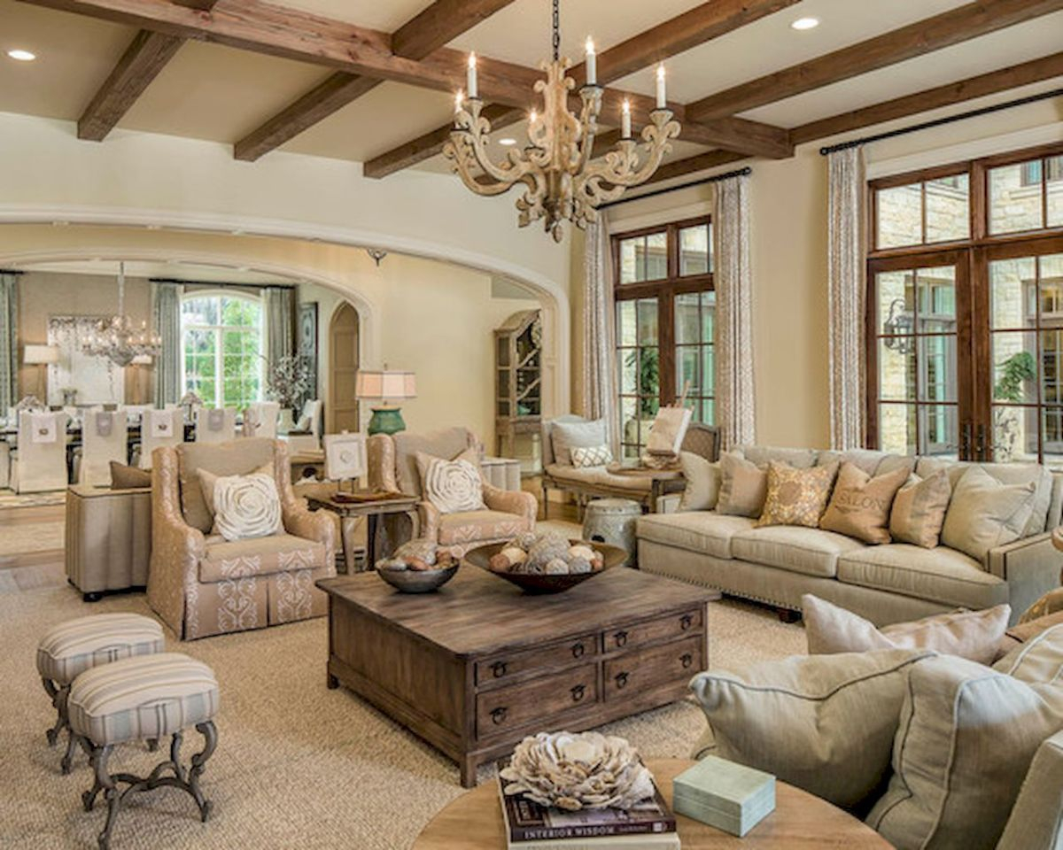 20 Rustic French Country Living Room