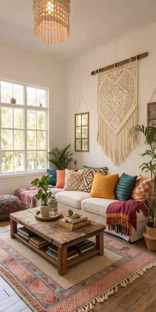 20 Cozy Boho Living Room: Create a Warm and Inviting Space