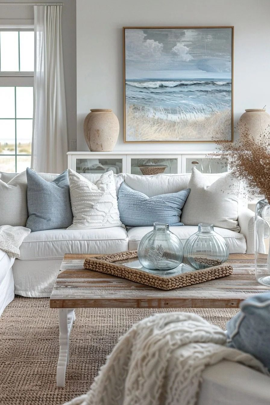 20 Cozy Coastal Living Room: Create a Relaxing Beach-Inspired Space