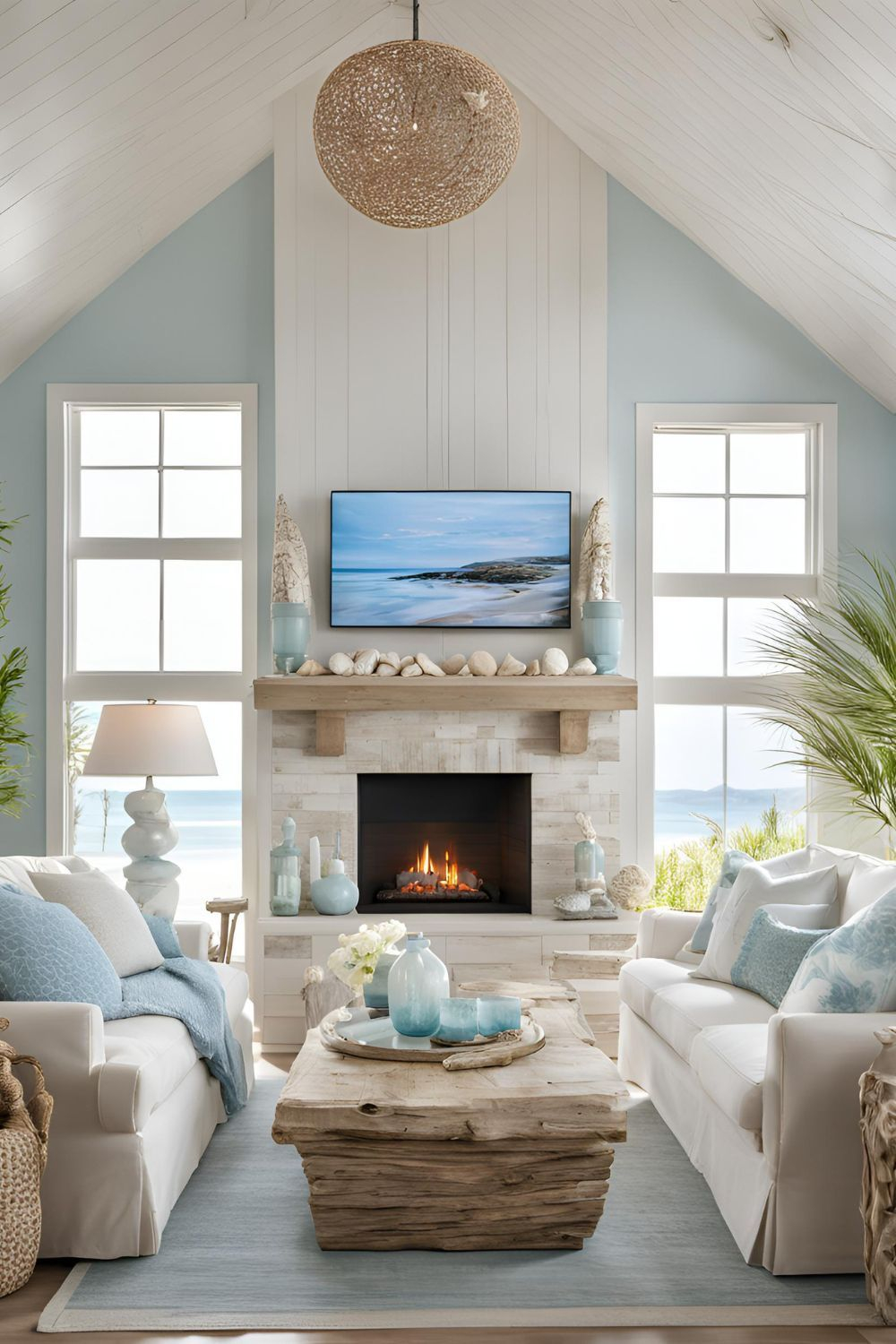 20 Cozy Coastal Living Room: Create a Relaxing Beach-Inspired Space