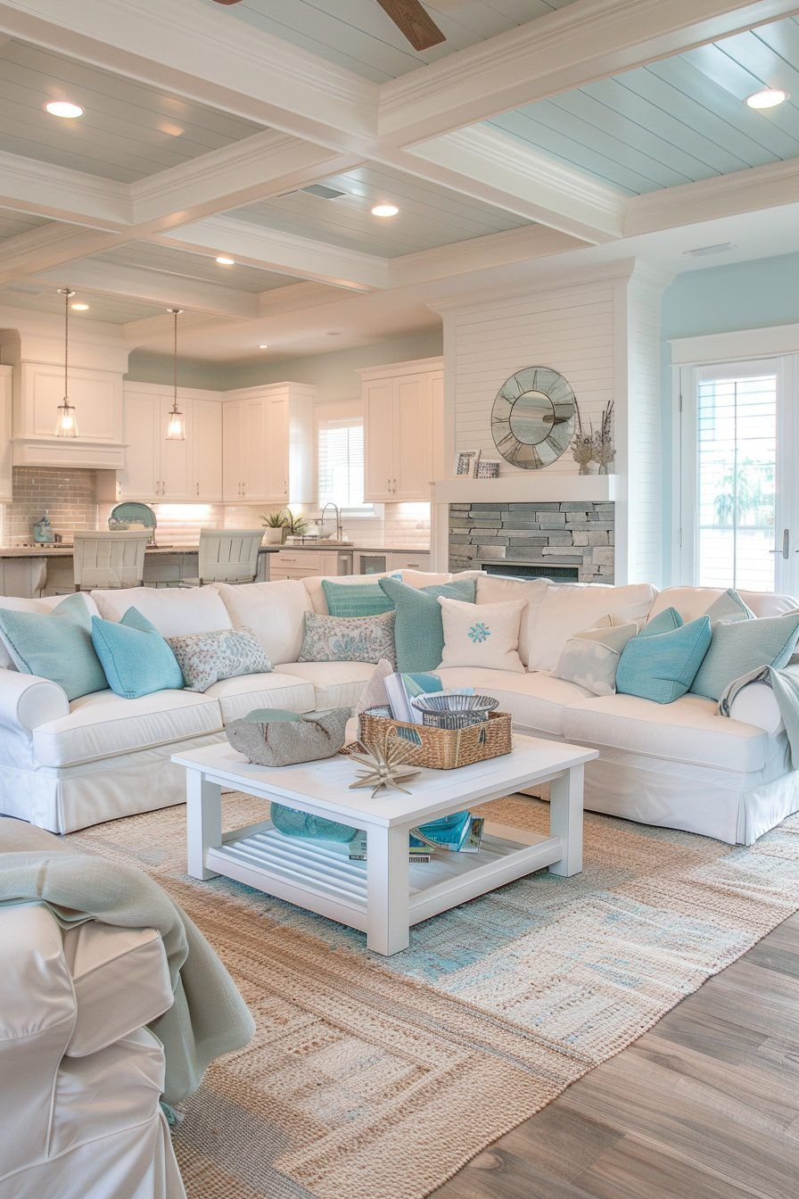 20 Cozy Coastal Living Room: Create a Relaxing Beach-Inspired Space