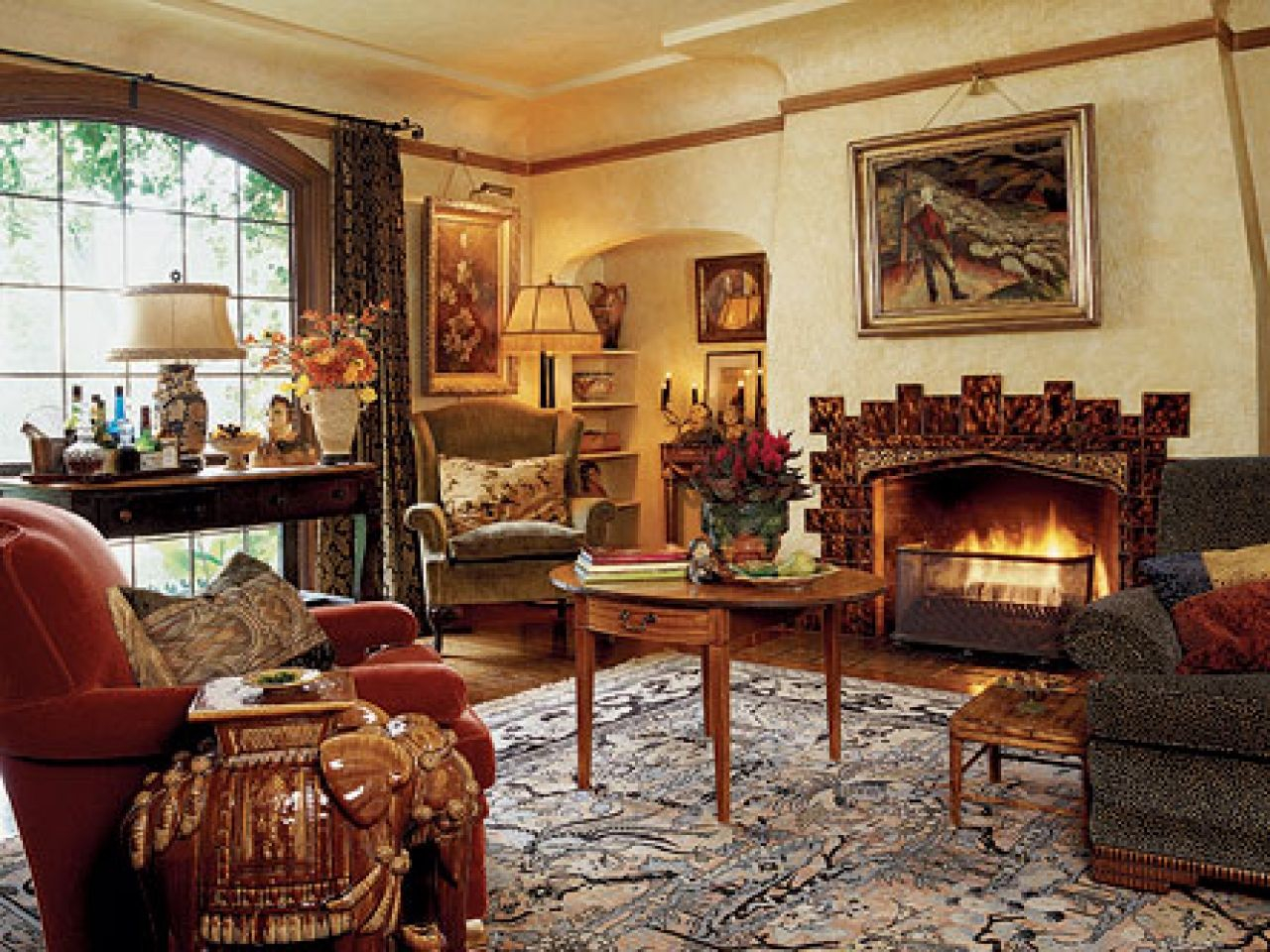 Old English Living Room: Timeless Elegance and Classic Charm