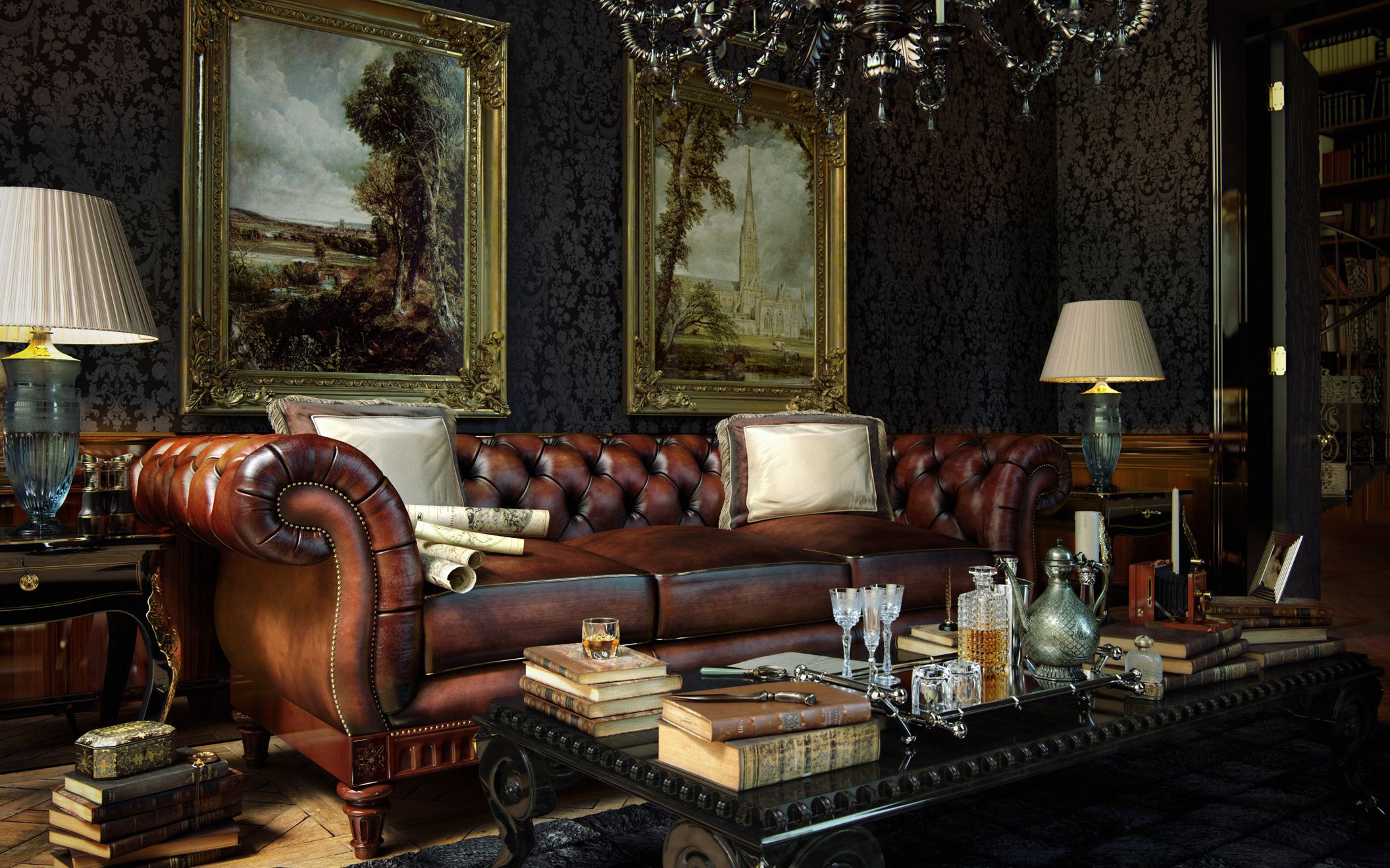 Old English Living Room: Timeless Elegance and Classic Charm