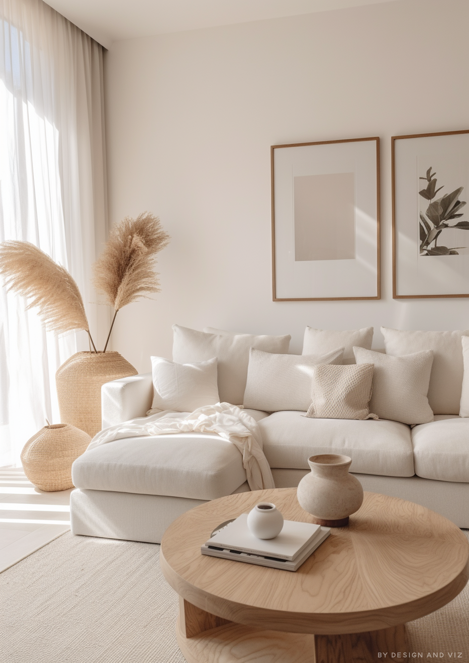 Beige Living Room: Timeless Elegance and Cozy Comfort