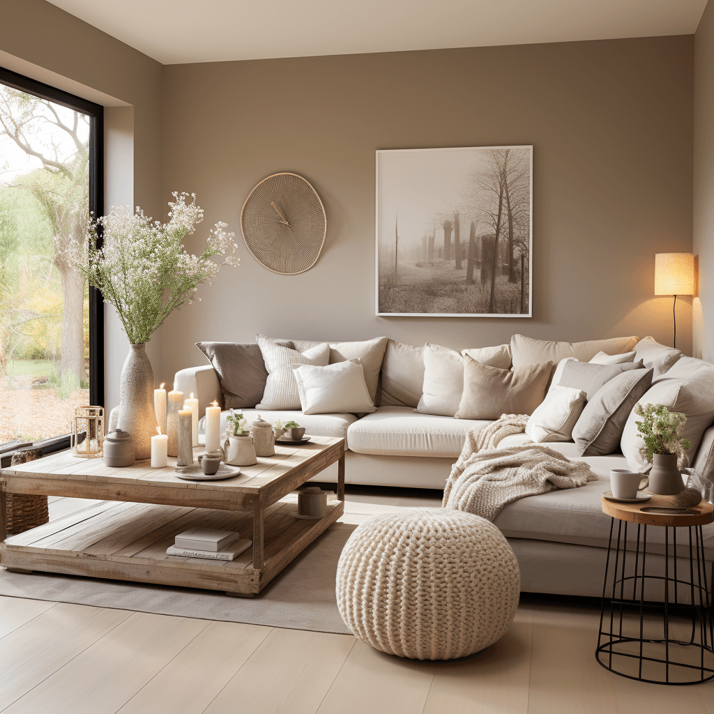 Beige Living Room: Timeless Elegance and Cozy Comfort