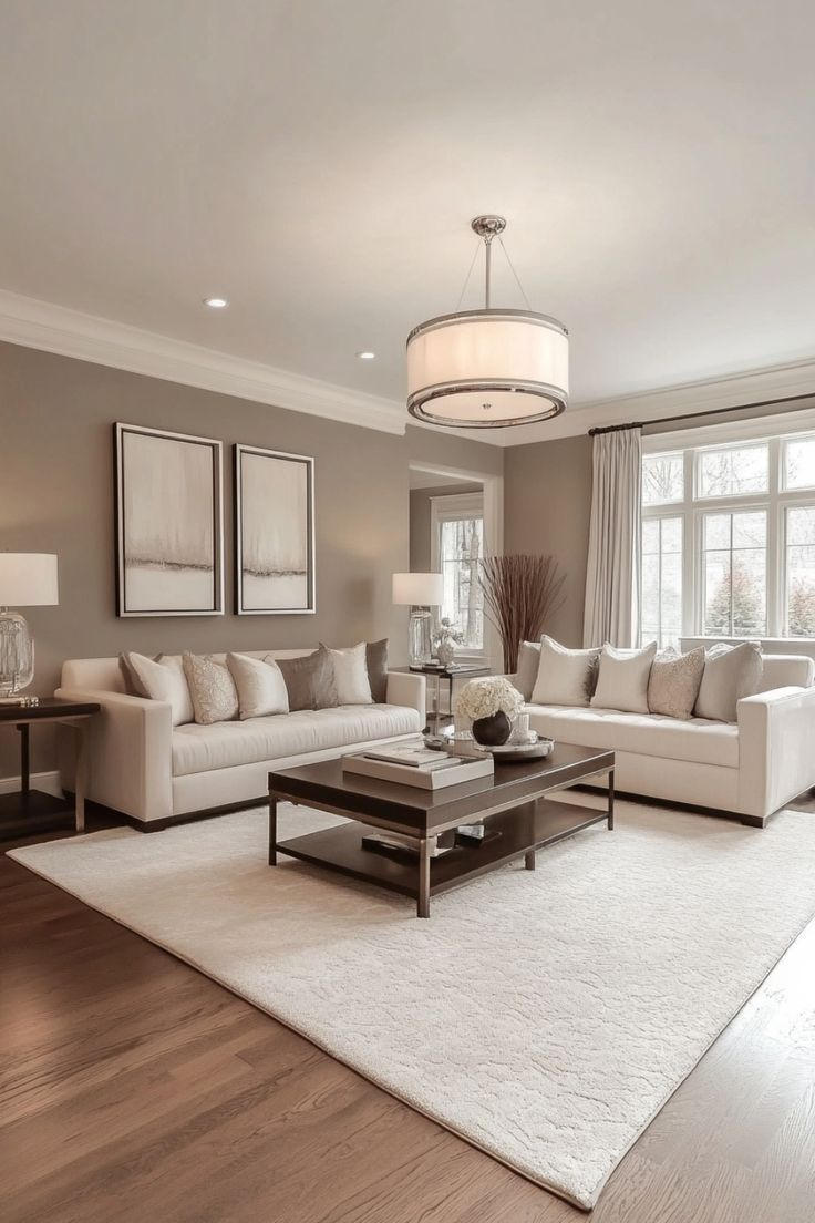 Beige Living Room: Timeless Elegance and Cozy Comfort