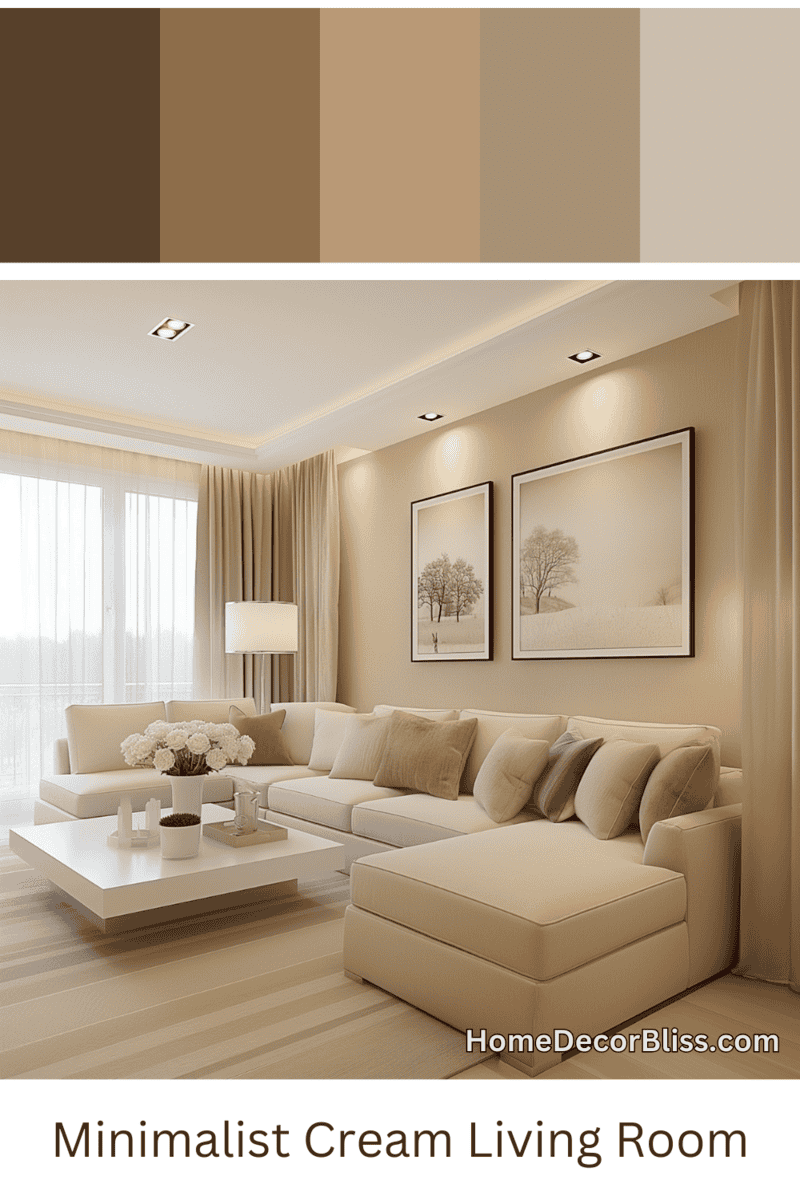 Beige Living Room: Timeless Elegance and Cozy Comfort