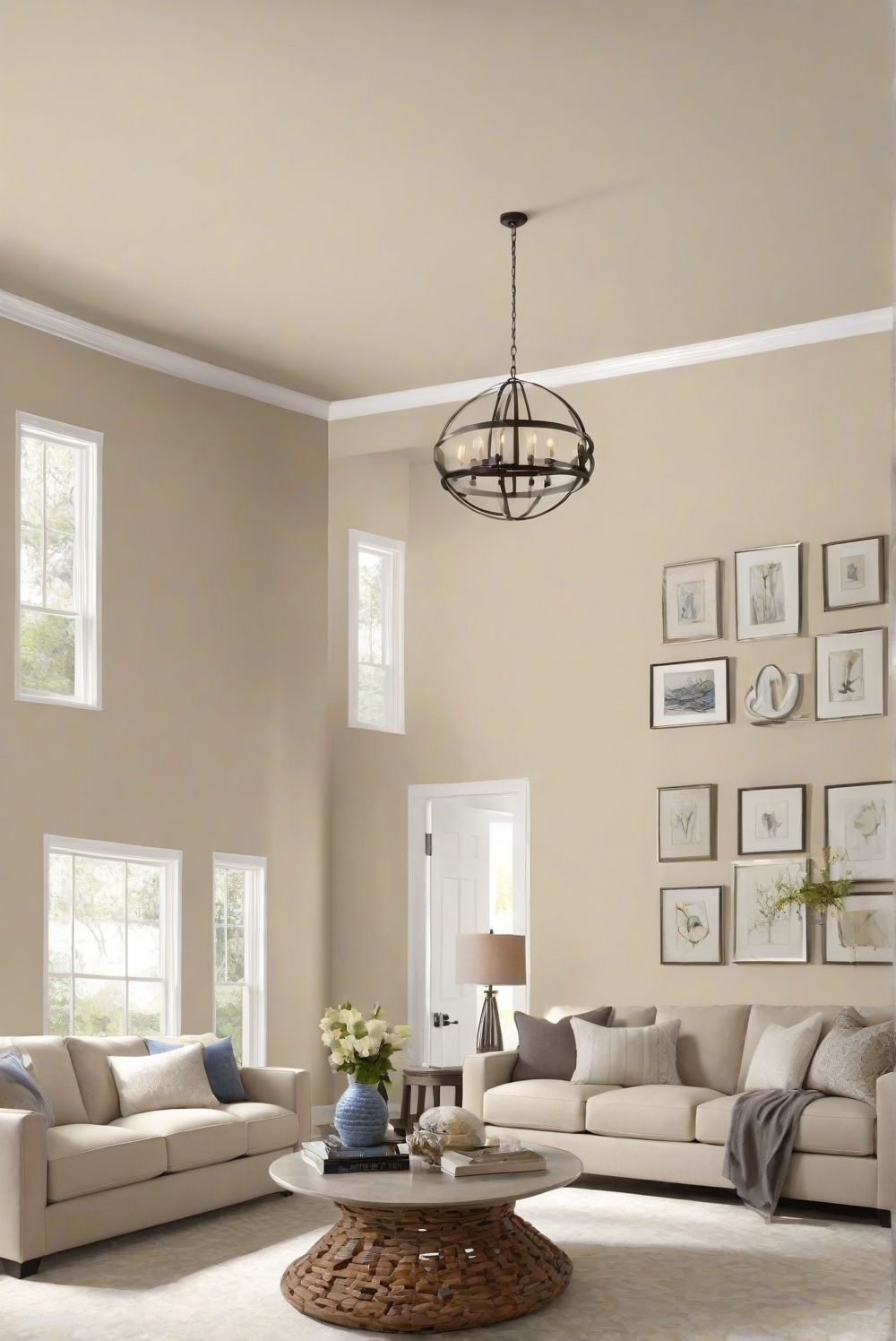 Beige Living Room: Timeless Elegance and Cozy Comfort