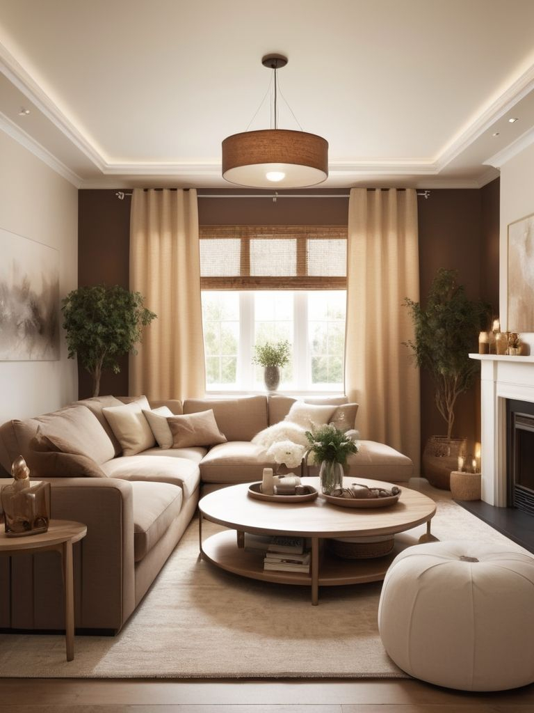 Beige Living Room: Timeless Elegance and Cozy Comfort